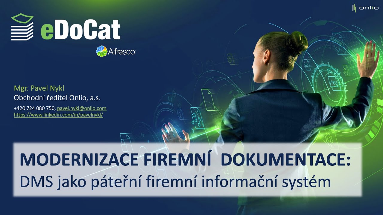 Webinář 24. 1. 2025: Modernizace firemní dokumentace - DMS jako páteřní informační systém