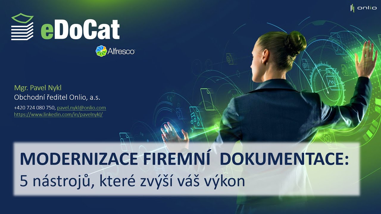 Webinář 3. 12. 2024: Modernizace firemní dokumentace - eDoCat - 5 nástrojů, které zvýší váš výkon