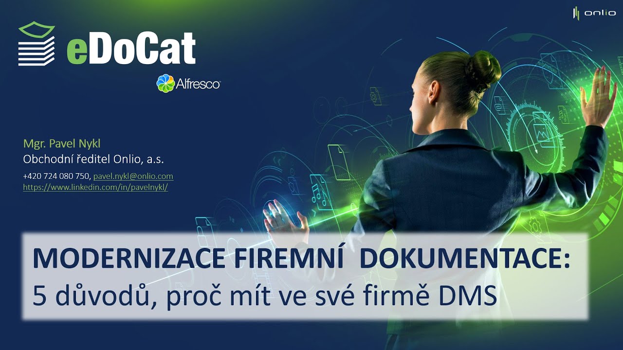 Webinář 19. září 2024: Modernizace řízené dokumentace - 5 důvodů, proč si pořídit DMS