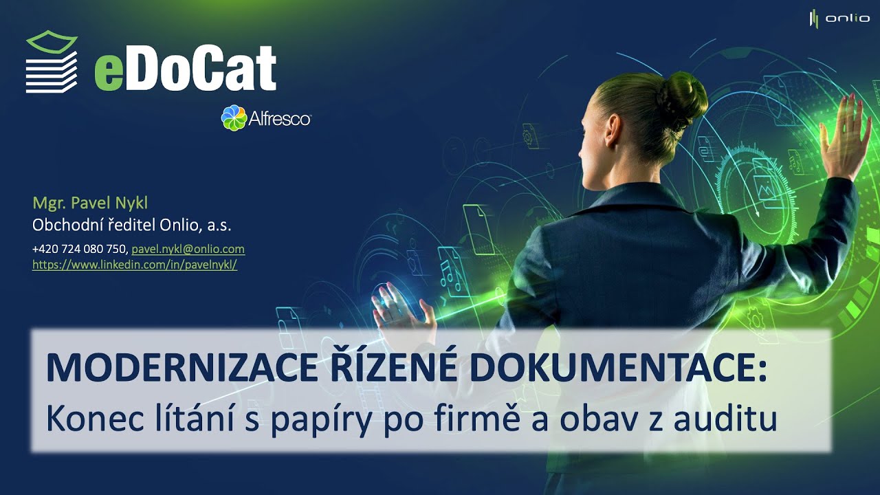 Webinář 3. 4. 2025: MODERNIZACE FIREMNÍCH DOKUMENTŮ: Řízená dokumentace